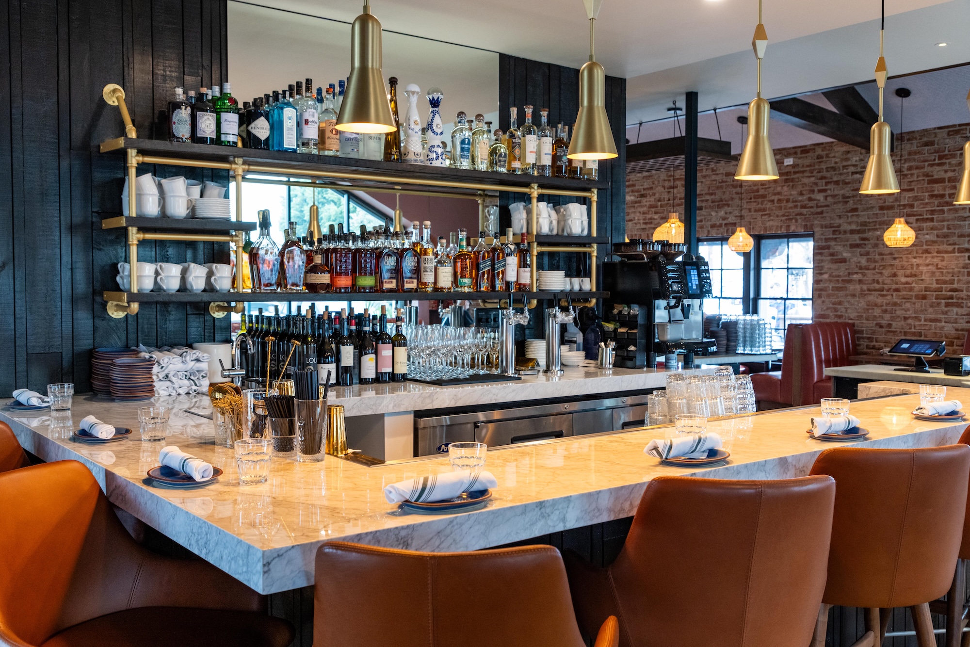 The bar at Ospi Costa Mesa