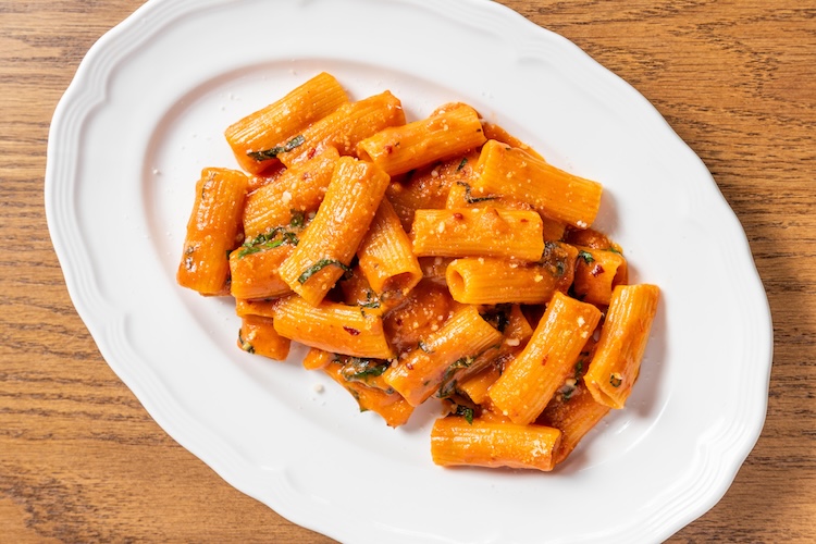 Spicy rigatoni