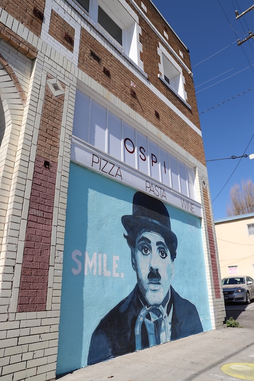 The mural at Ospi Venice
